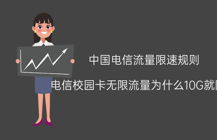 中国电信流量限速规则 电信校园卡无限流量为什么10G就限速？